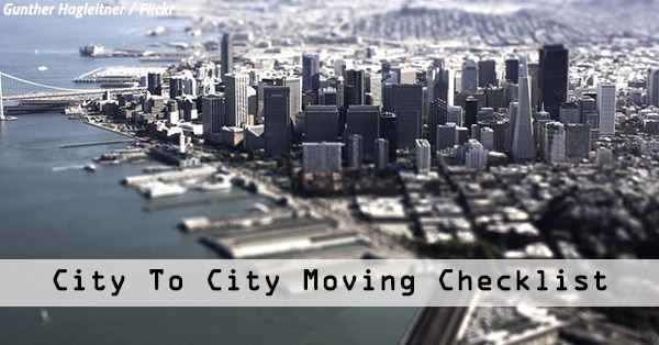 City To City Movers: City To City Moving Checklist