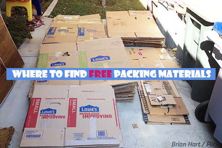 Where to find free packing supplies