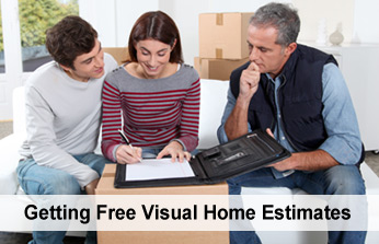 Getting In-home Visual Moving Estimates