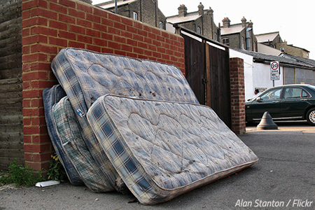 How to dispose of a mattress before moving