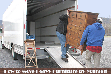How to move heavy furniture by yourself
