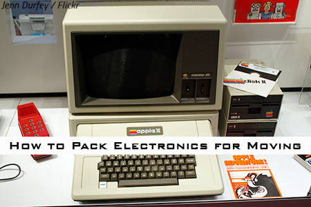 How to pack electronics for moving