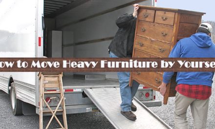 How to Move Heavy Furniture by Yourself