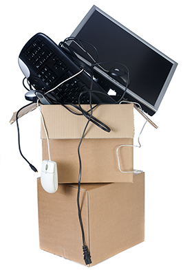 Packing tips for electronics