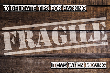 How to pack fragile items for moving