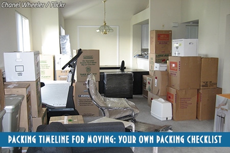 Packing order when moving house