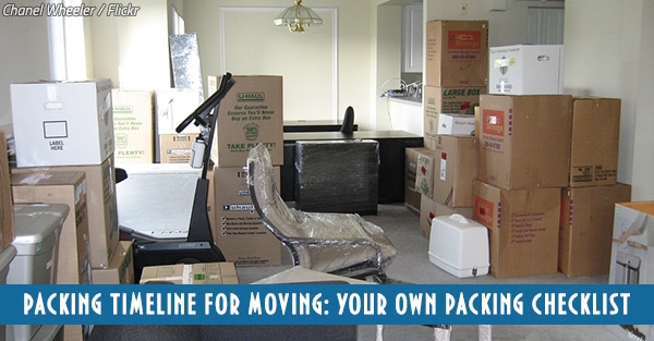 Packing Checklist: Packing Timeline For Moving