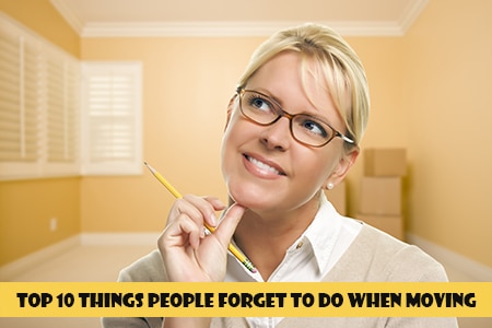 What not to forget to do when moving house