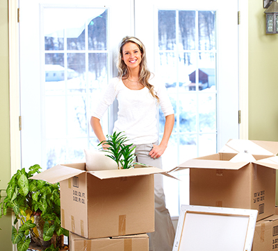 how to pack house plants for moving